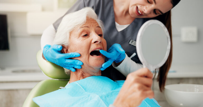 Teeth in adults aged 50